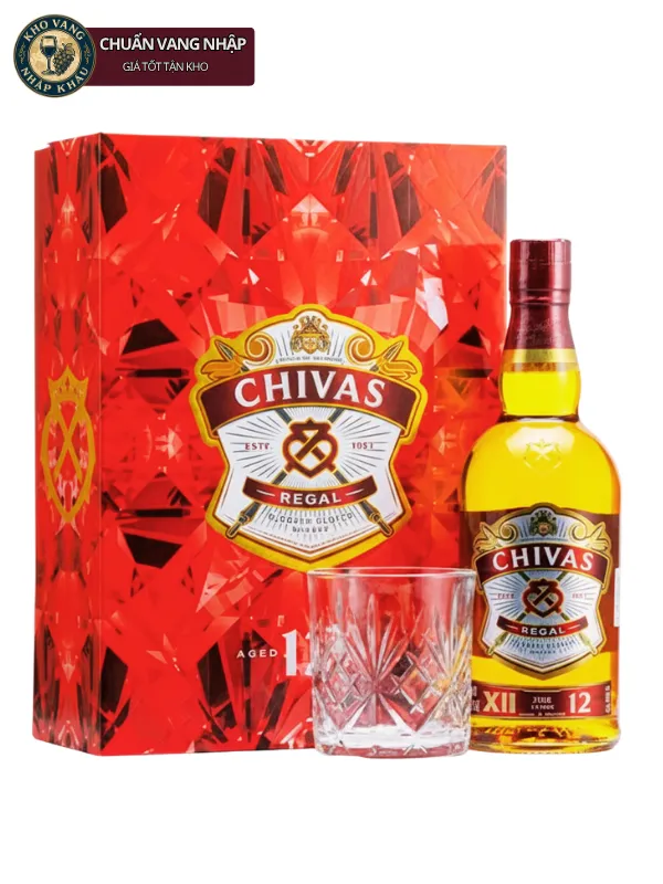 Hộp Quà Rượu Whisky Chivas 12 Năm 700ml 40%