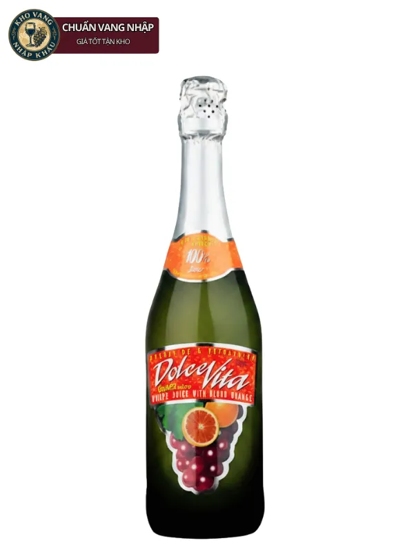 Vang nổ Ý Dolce Vita Vị Cam 0% 750ml