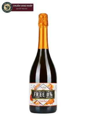 Vang nổ Ý Free Red Sparkling 750ml 0%