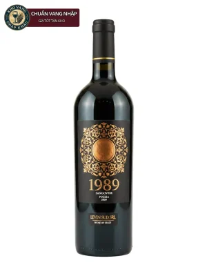 Vang Ý 1989 Đen Negroamaro IGT 750ml 14%
