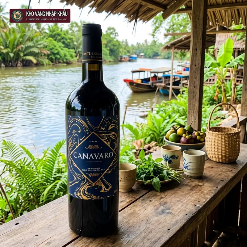 Vang Ý Canavaro Semi Dolce chính hãng trong buổi tiệc trà chiều thanh lịch của phái đẹp