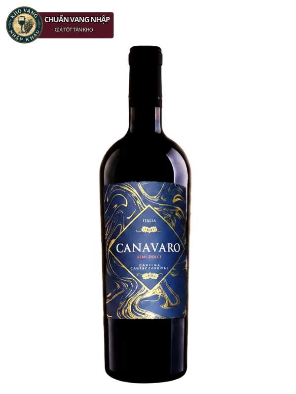 Vang Ý Canavaro Semi Dolce 750ml 10.5%