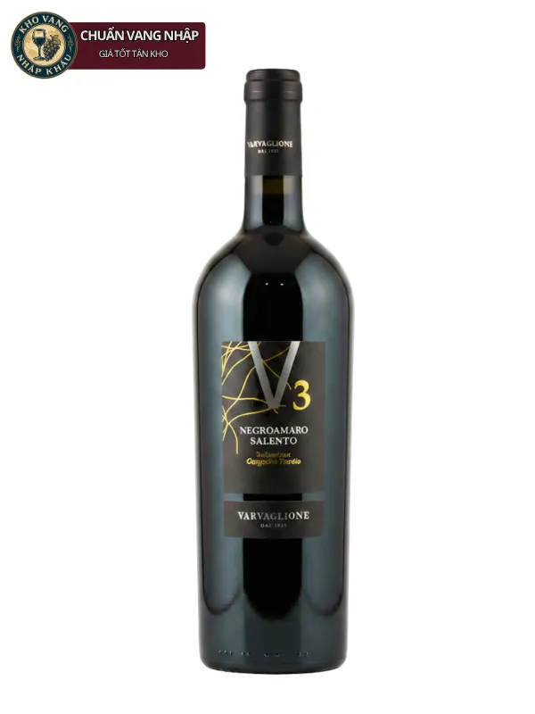 Vang Ý V3 Negroamaro Salento 750ml 14%
